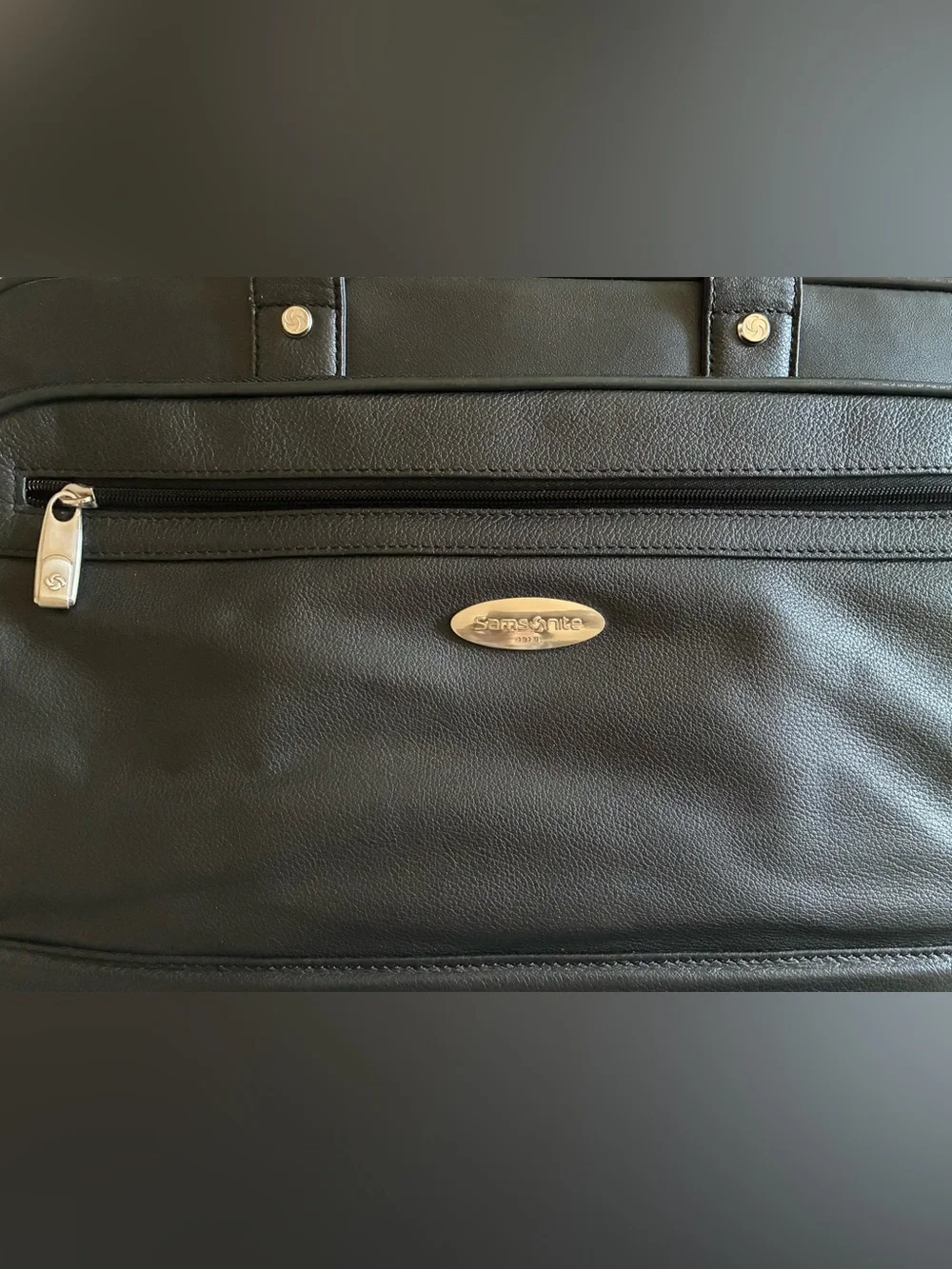 SAMSONITE NEW Classic Expandable Leather Brieftcase Black